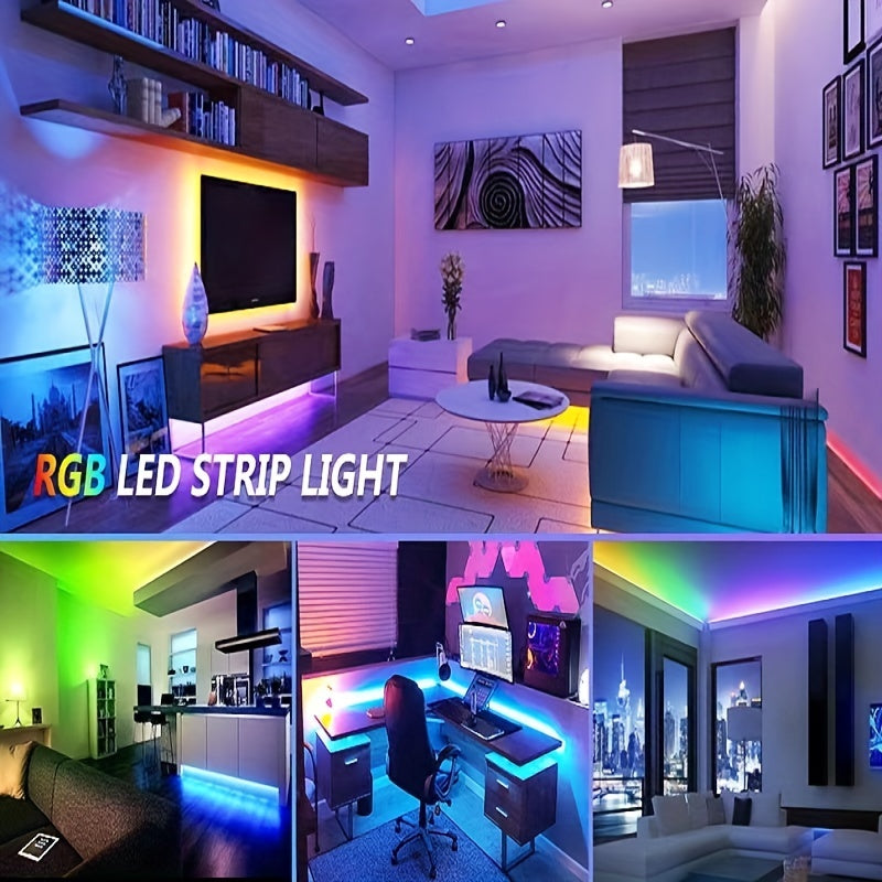 USB DIY LED TV Backlight Strip Lights RGB 5050 Flexible Light Strips