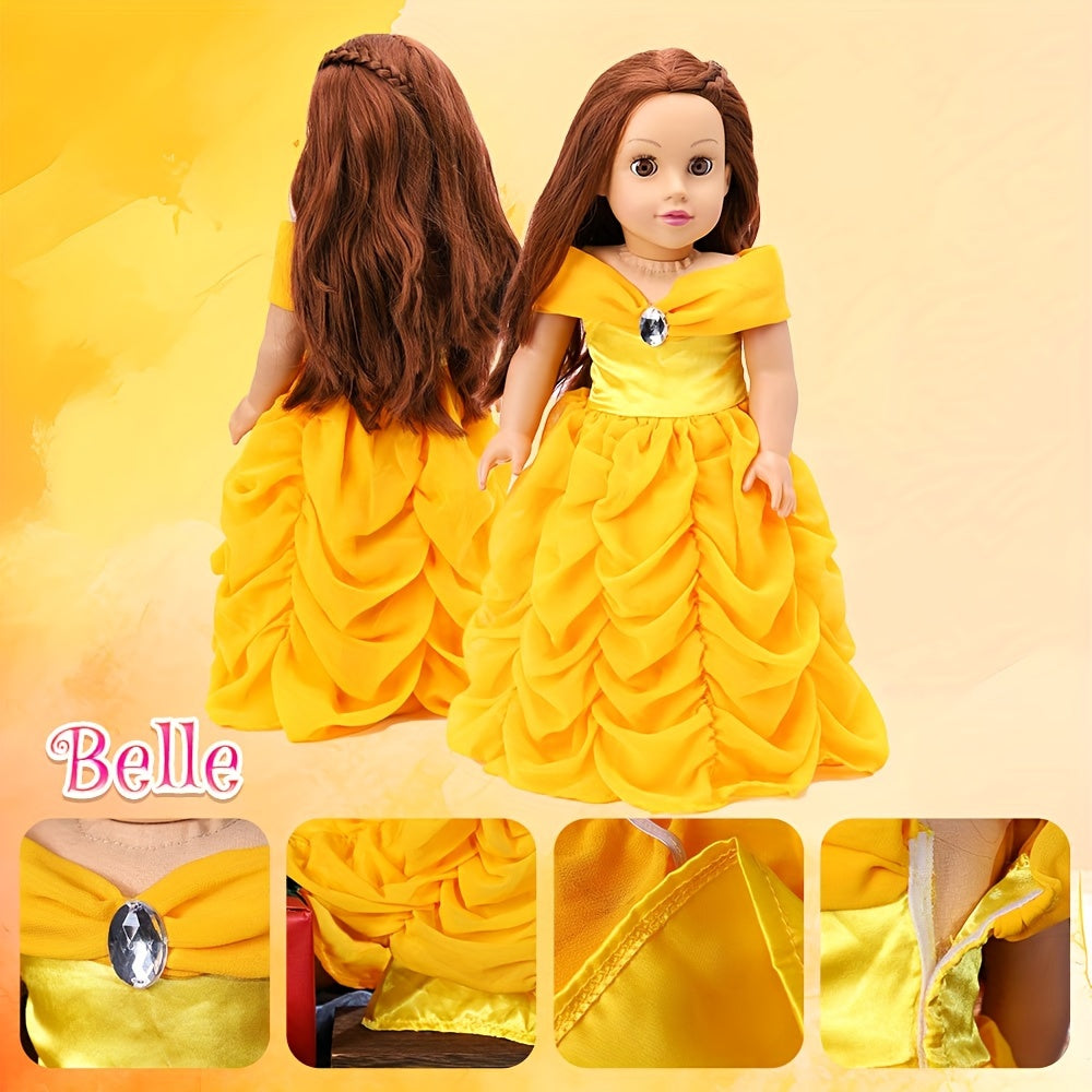 18 Inch Girl Doll Clothes Princess Dress 5pcs Gift Boxed