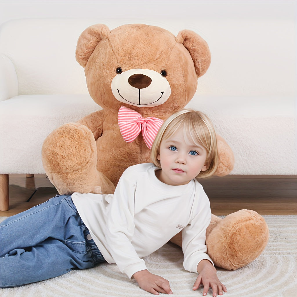 Jumbo Teddy Bear Stuffed Animal Brown Plush Toy Giant Pillow Girlfriend Gift