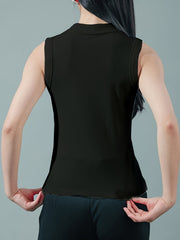 2pcs Ribbed Tank Tops Crew Neck Sleeveless Women's Lingerie