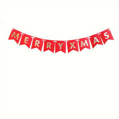 Christmas Pull Flag Fishtail Pull Flag Xmas Decoration