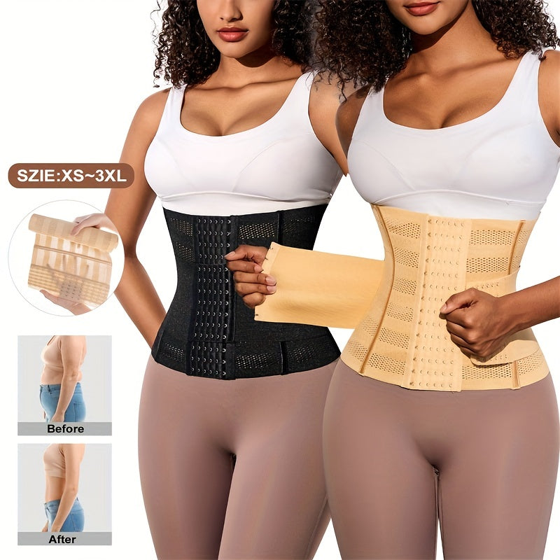 Breathable Waist Trainer Tummy Control Compression Wrap Cincher