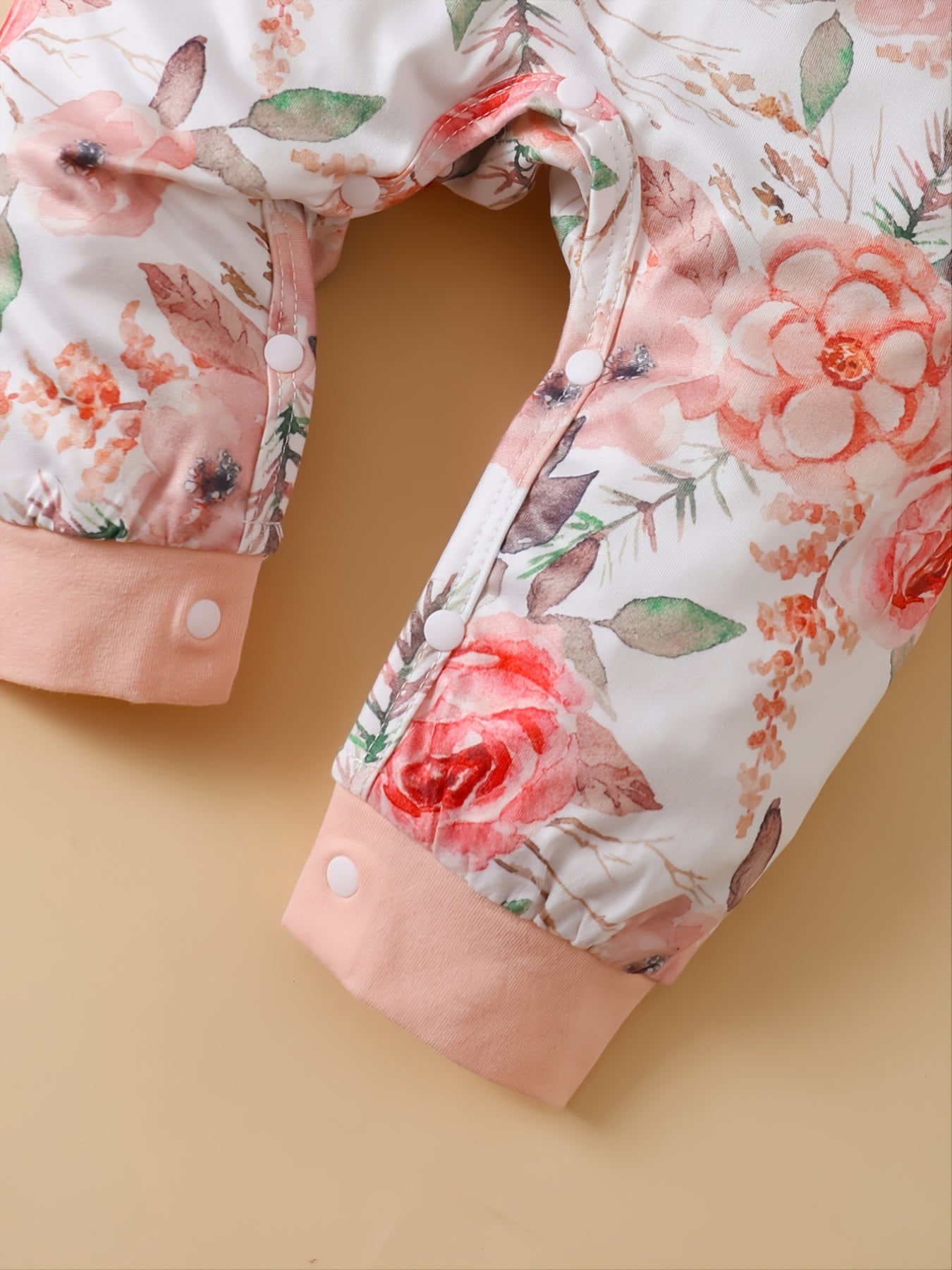 Baby Girls Floral Print Long Sleejson for Winter