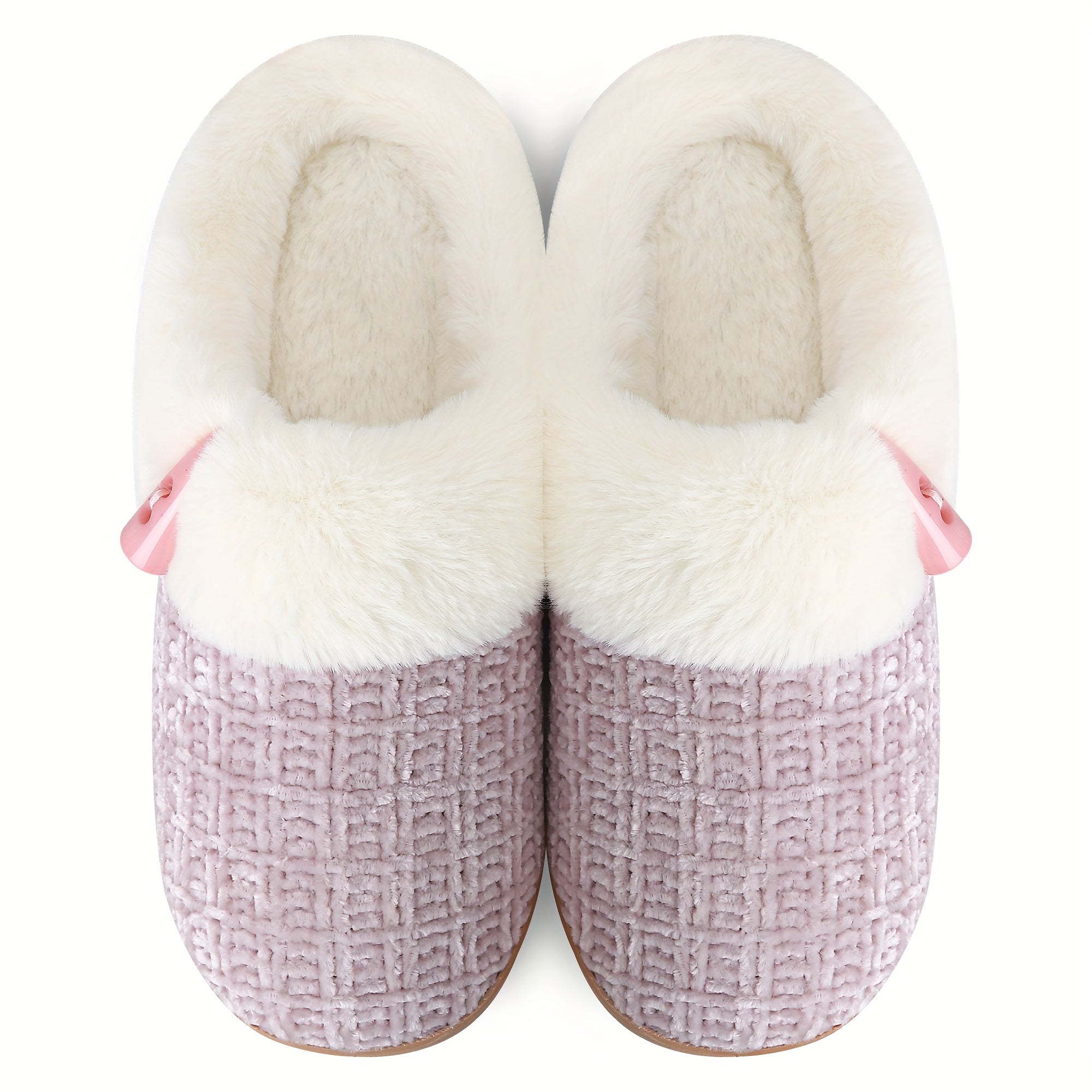 Women's Memory Foam Slippers Plush Lined Warm Indoor Shoes