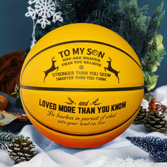 Creative Basketball To My Sons Basketball Perfect Gift Standard Sizes