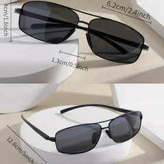 Men's Square Frame Sunglasses UV Protection