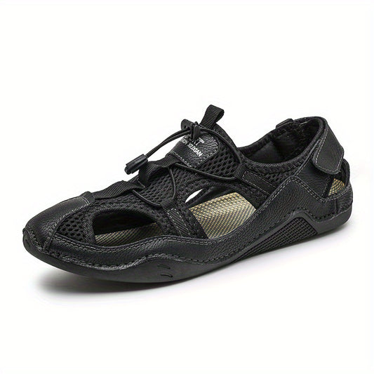 Men's Closed Toe Hiking Sandals Non Slip Outdoor Beach Shoes