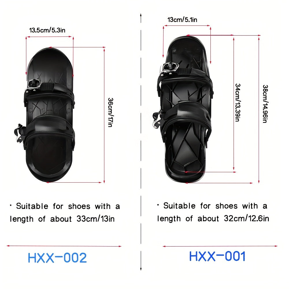 Mini Skiing Boots Ice Sliding Shoes Snow Walking Shoes