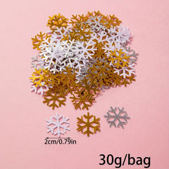 30g Desktop Snowflakes Decor Wedding Party Christmas Halloween Confetti