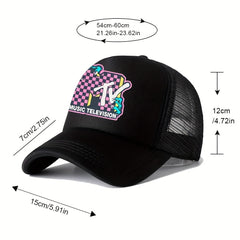 Unisex Cartoon Print Baseball Cap Outdoor Sport Sunshade Adjustable Breathable