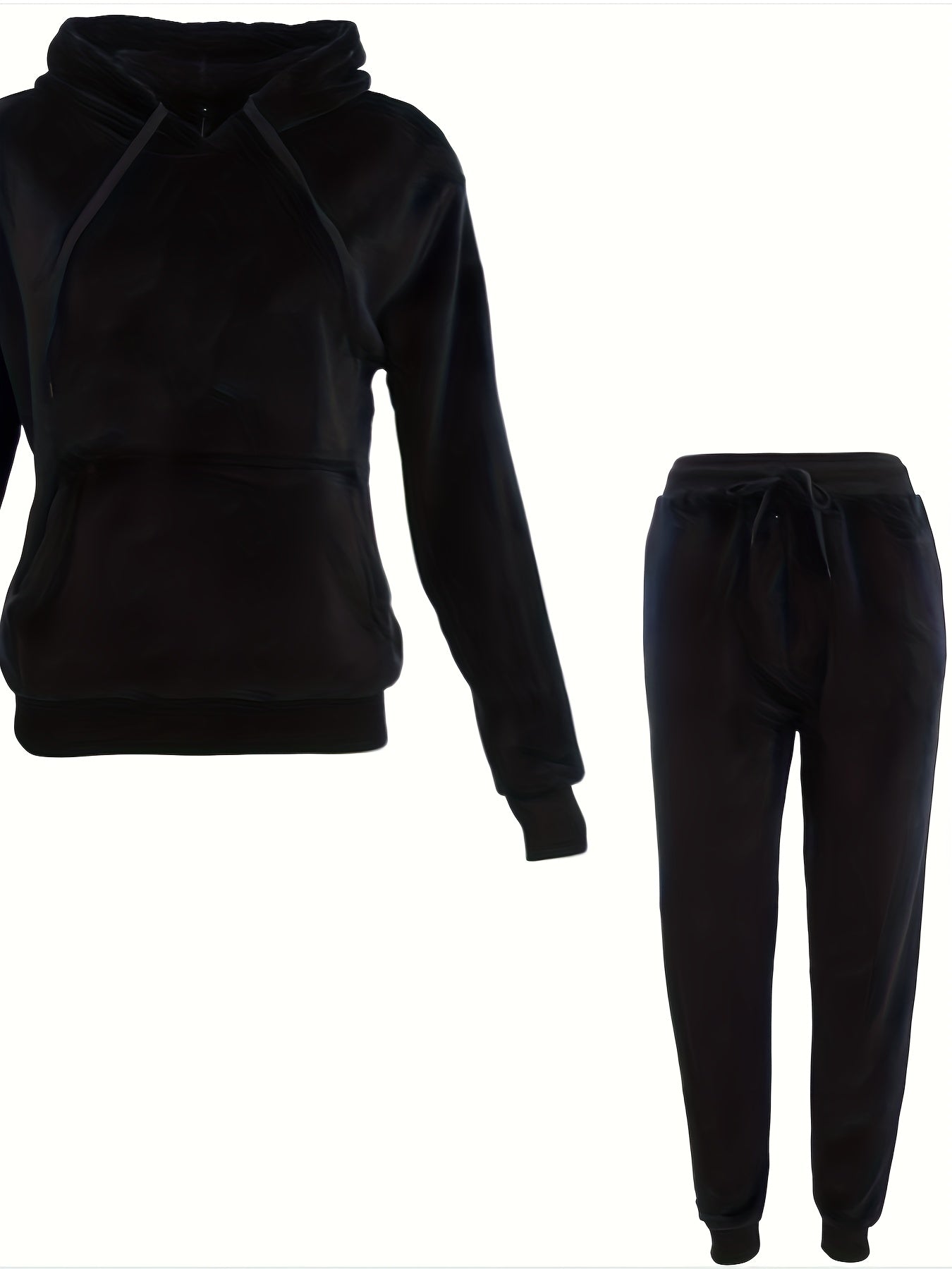 Sporty Hoodie & Joggers Outfit Set