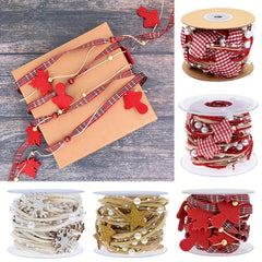 1pc Love Bead Chain Flower Packaging Ribbon Wedding Decorative Ribbon