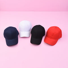 Kids Solid Baseball Cap Outdoor Sports Boys And Girls