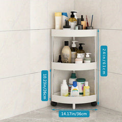Small Stroller Corner Rack Shelf Floor Kitchen Storage Rack
