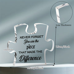 Thank You Retirement Puzzle Acrylic Coworker Leaving Gift