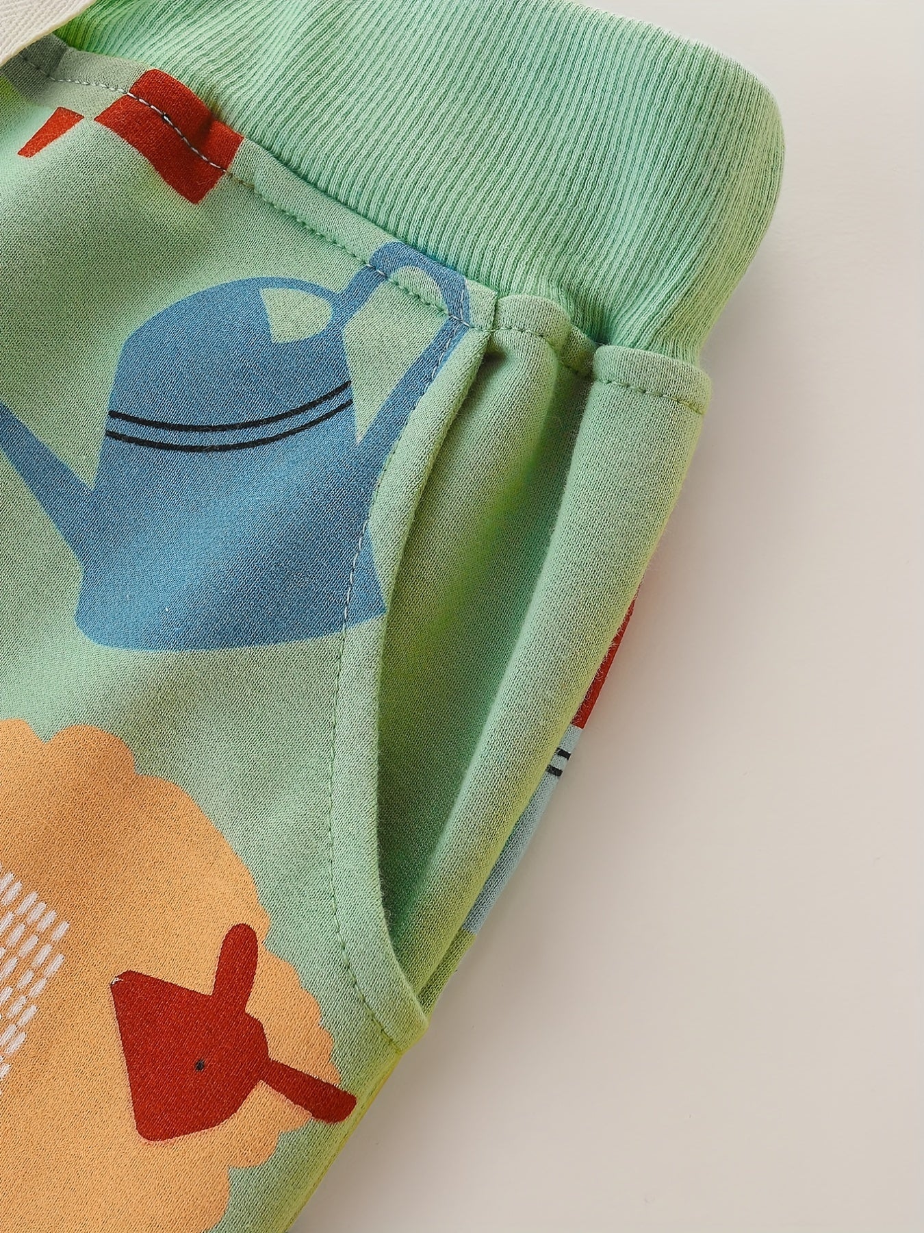Cartoon House And Car Boys Sweatpants