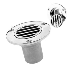Marine Floor Deck Drain Scupper Stainless Steel for Boat Yacht