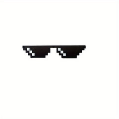 Men's Mosaic Glasses 2D Sunglasses for Party Cosplay
