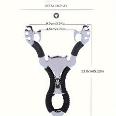 High Precision Alloy Slingshot Toy for Outdoor Play and Fishing