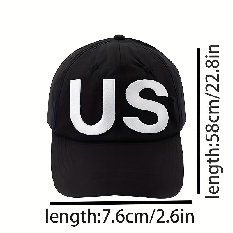 US Embroidery Baseball Cap Adjustable Couple Dad Hats Hip Hop Unisex Sun Hats