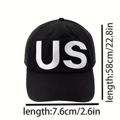 US Embroidery Baseball Cap Adjustable Couple Dad Hats Hip Hop Unisex Sun Hats