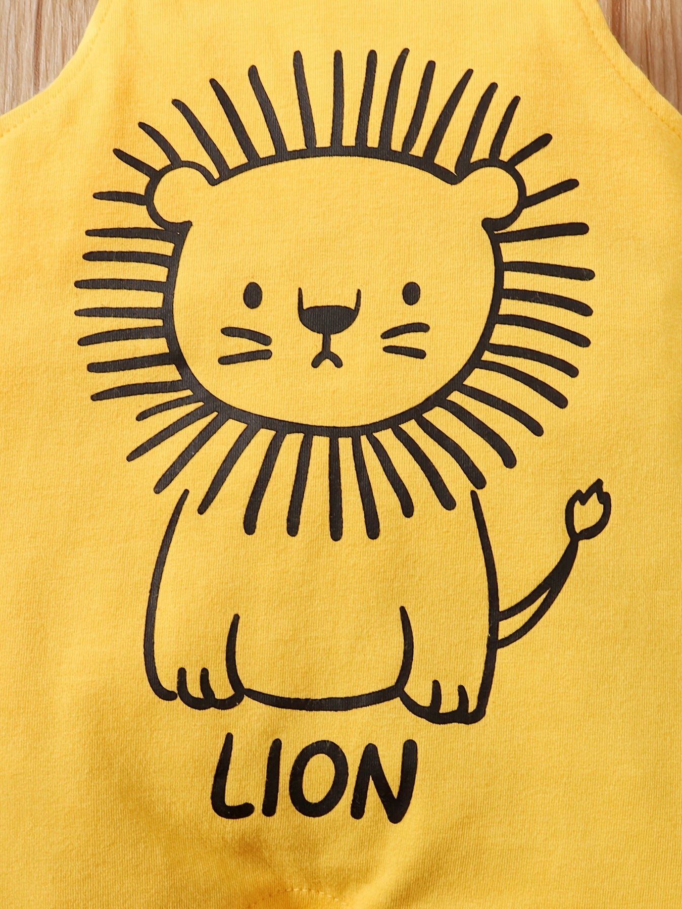 Baby Boys Lion Print Overalls Romper Clothes