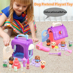 Dog Playset Toys Dog Figures for Boys Girls Birthday Gift