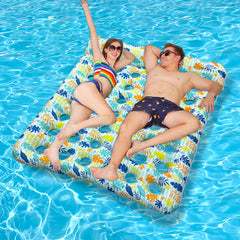 Double Hole Inflatable Floating Bed with Cushions Water Sports Equipment
