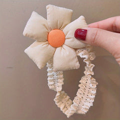 Flower Headband Lace Headwear for Newborns & Kids