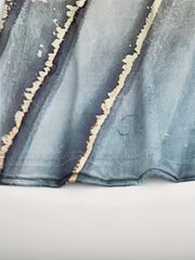 Marble Print Maxi Dress Spaghetti Strap Sleeveless Casual Dress