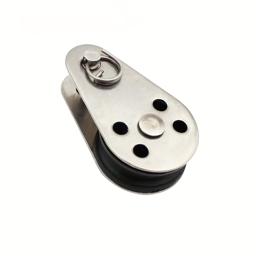 Marine 316 Stainless Steel Swivel Eye Pulley Block for Boats