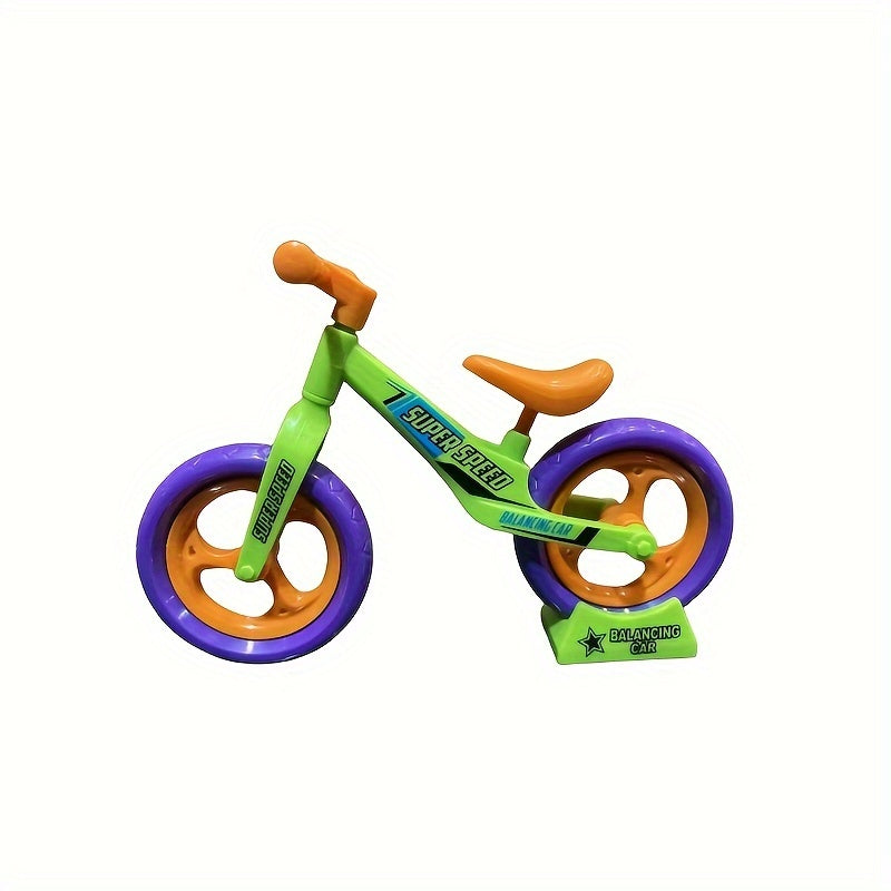 Creative Cartoon Building Blocks Motorcycle Model Toy