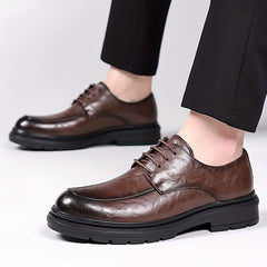 Men's Smart Casual Lace Up Chunky Dress Shoes