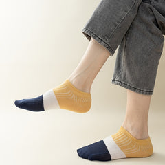 Men's Block Liner Anklets Socks - Soft & Breathable Sweat Absorbent Socks