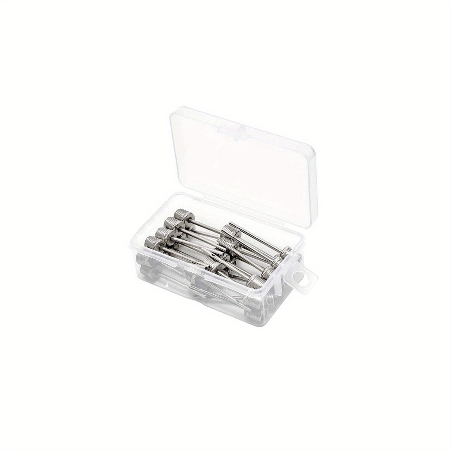30pcs Ball Pump Needles w/ Storage Box for Handball Football Basketball
