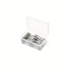 30pcs Ball Pump Needles w/ Storage Box for Handball Football Basketball