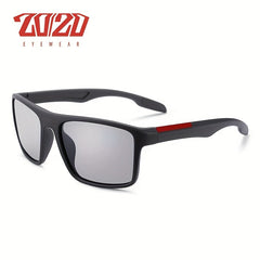 Men's Polarized Square Sunglasses Anti Glare UV Protection