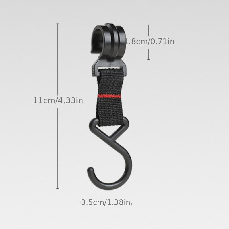 5pcs Camping Rack Hook Plastic Buckle Hanging Webbing Buckle