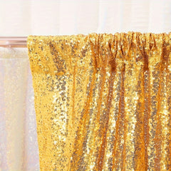 Golden Sequined Mesh Banner Party Supplies