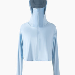 Women's Sun Protection Clothing UV Hooded Shawl