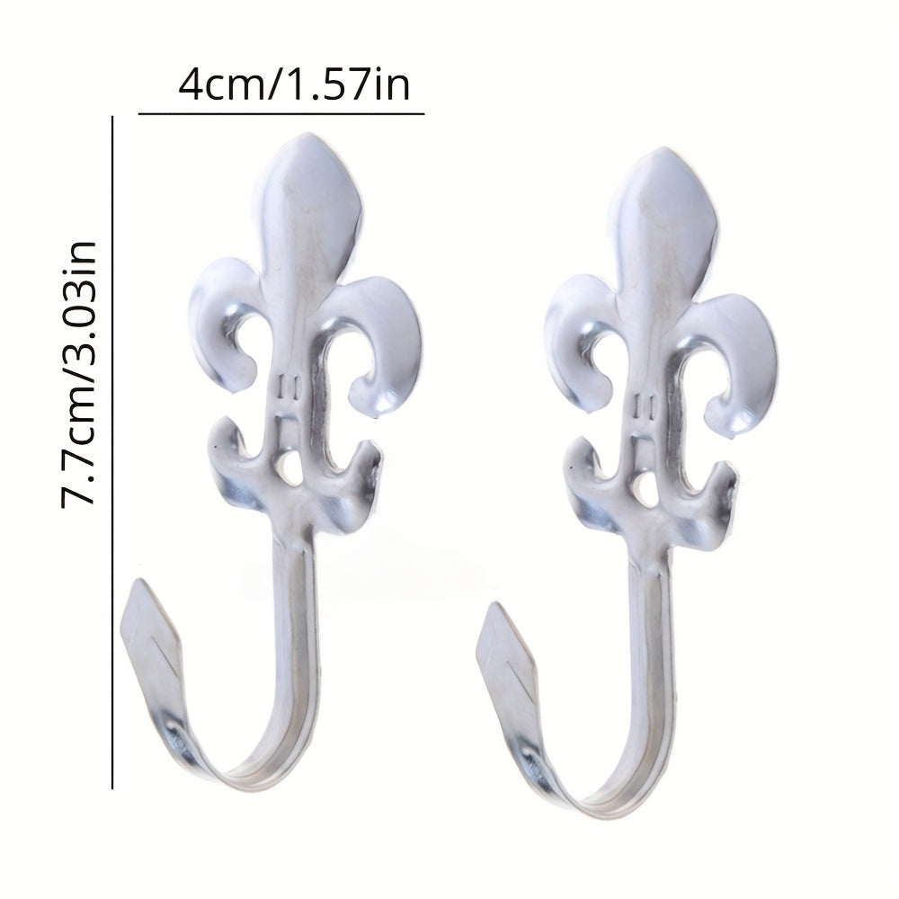 2pcs Small Iron Hook Curtain Hook Wall Hook