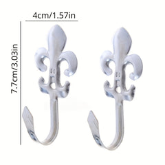 2pcs Small Iron Hook Curtain Hook Wall Hook