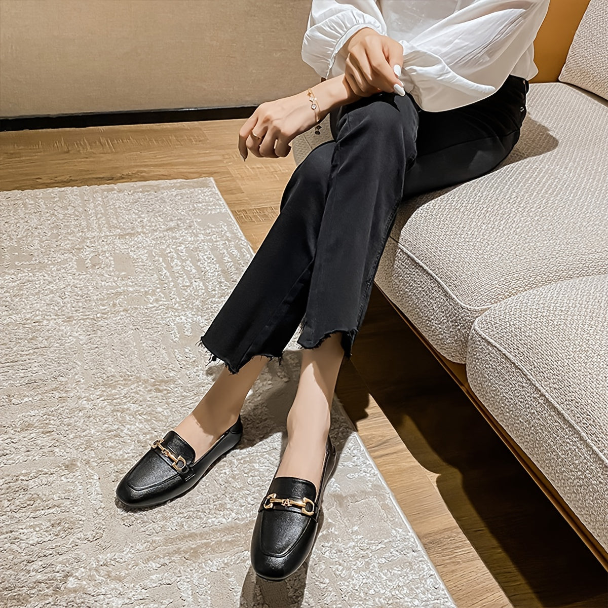Women's Lightweight Loafers Soft Sole Slip-on Casual Shoes