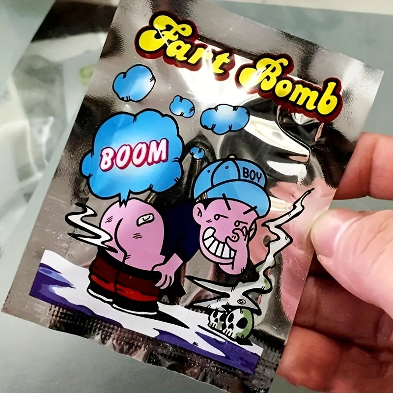 10pcs Puff Stink Fart Smell Bomb Mini Bags Halloween Christmas Prank Props