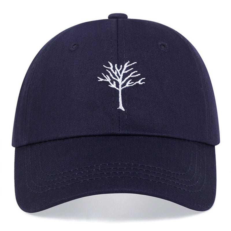 Tattoo Tree Embroidery Baseball Cap for Men