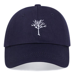 Tattoo Tree Embroidery Baseball Cap for Men