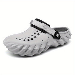 Men's Slip On Breathable Clog Sandals Casual Outdoor Cut Out Walking Shoes