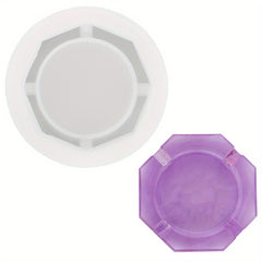 1pc Silicone Large Ashtray Resin Mold Coaster Casting Mold for Epoxy Resin