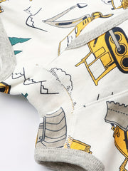 3pcs Boy's Cotton Boxer Briefs Animal Pattern Shorts