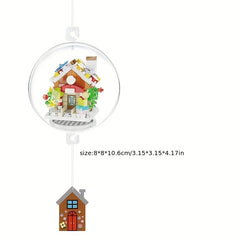 Christmas Tree Pendant Building Block Toys - Set of 6